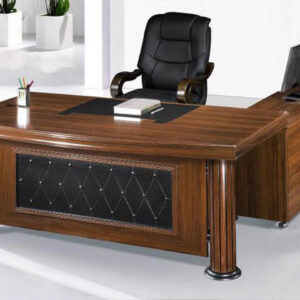 OFFICE DESK INCLUDING SIDE TABLE WITH DRAWERS 160CM مكتب مع جانبيه بها ادراج